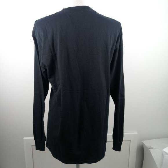 Game Face Long Sleeve Tee Medium Black & Silver - Picture 5 of 14